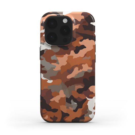 MagSafe Tough Handyhülle – Camouflage Desert Brown