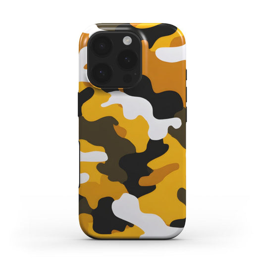 MagSafe Tough Handyhülle – Camouflage Yellow Black