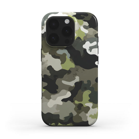 MagSafe Tough Handyhülle – Camouflage Woodland Green