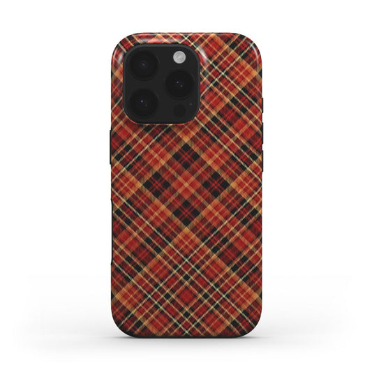 MagSafe Tough Handyhülle – Karo Rot