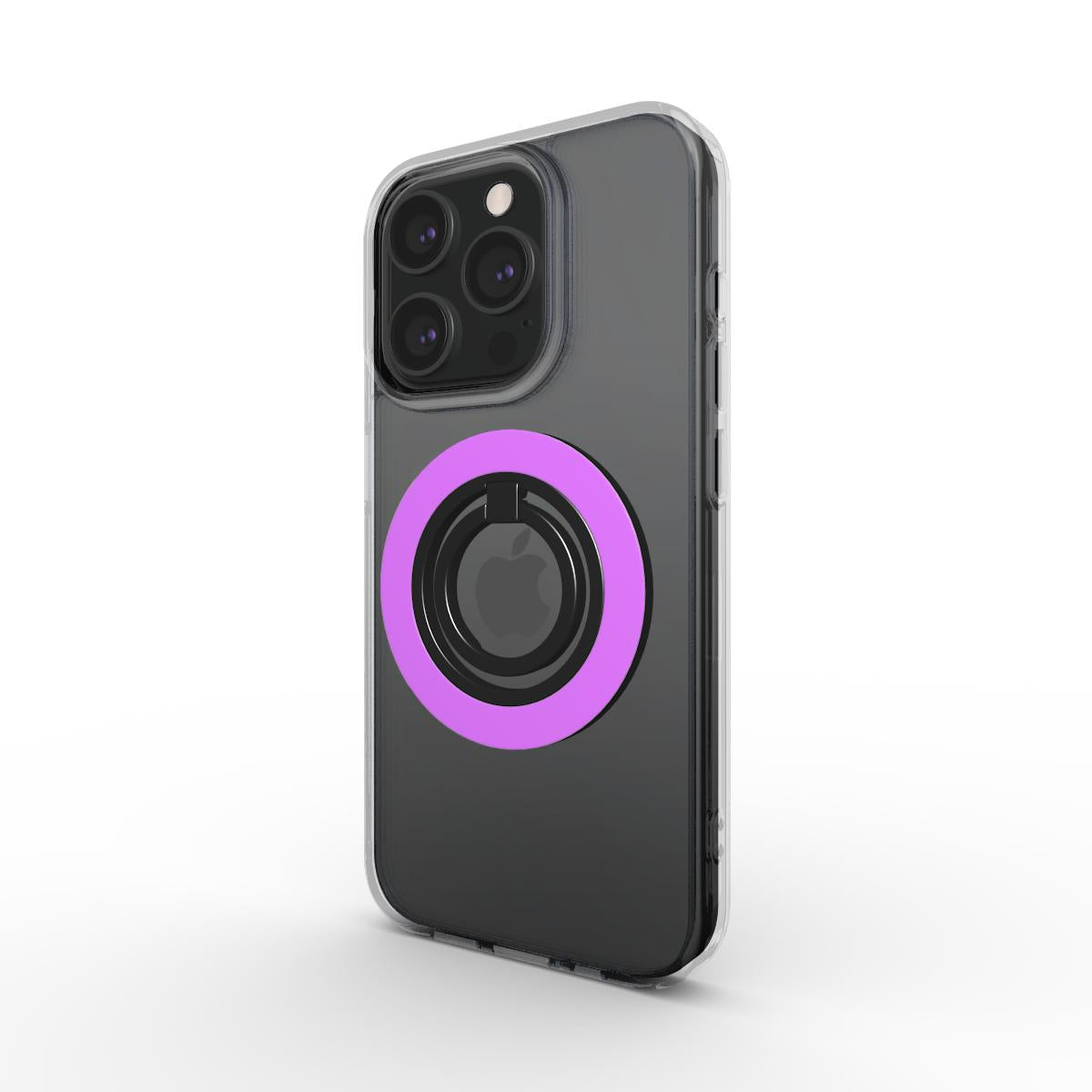 Magenta Magnetischer Ringhalter im Standmodus – 360 Grad drehbar