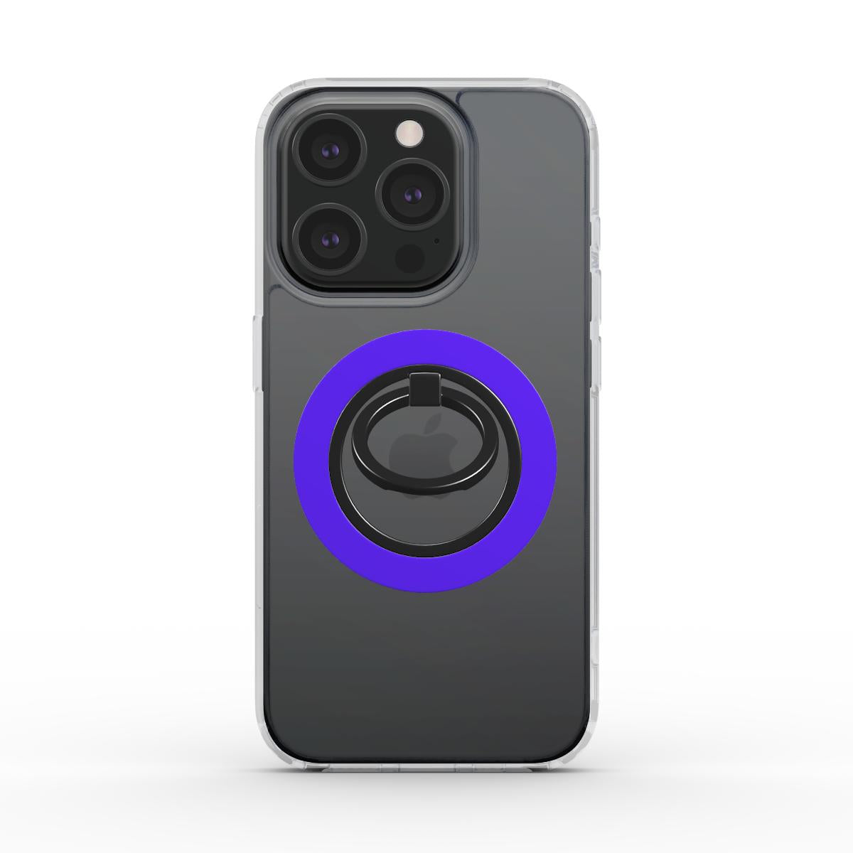 Violett Magnetischer Ringhalter schräg von hinten