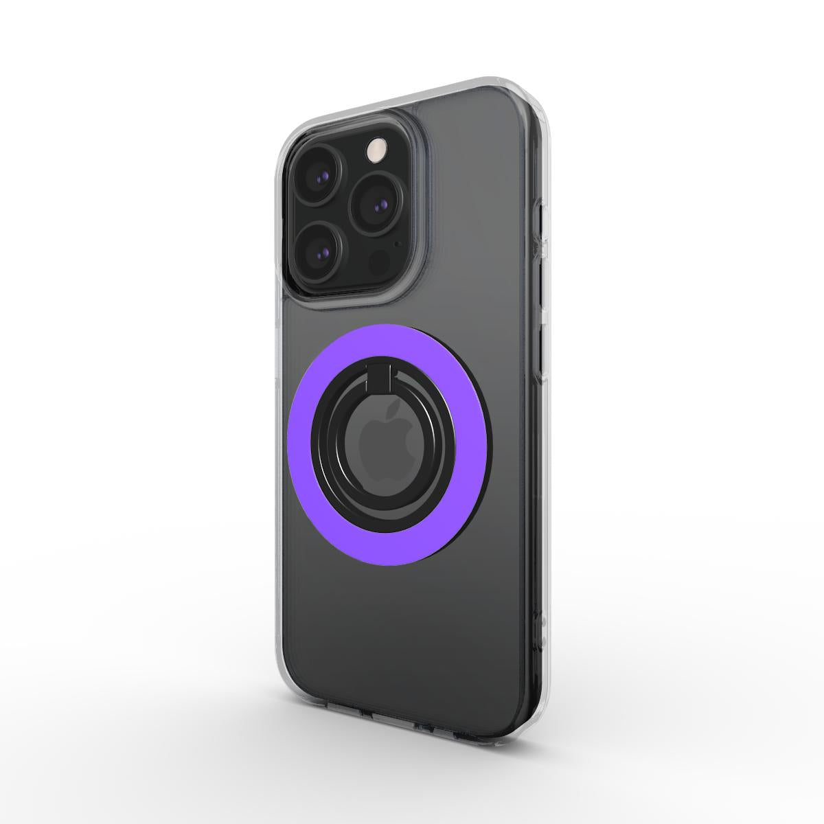 Lila Magnetischer Ringhalter im Standmodus – 360 Grad drehbar