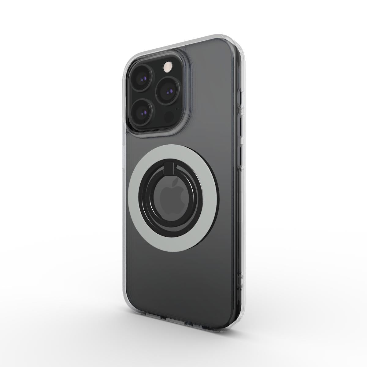 Steingrau Magnetischer Ringhalter im Standmodus – 360 Grad drehbar