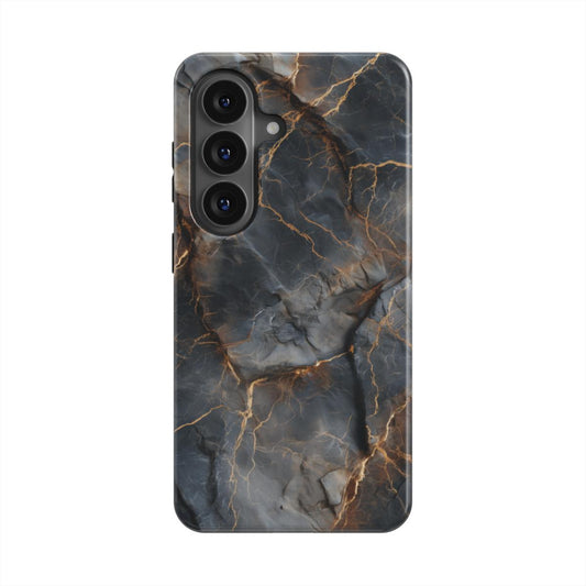 Starker Magnetring Detailansicht MagSafe kompatibel Obsidian Veins Marmor-Design