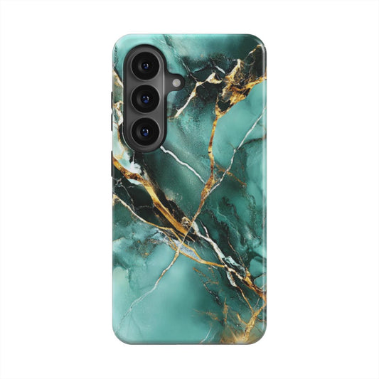 Starker Magnetring Detailansicht MagSafe kompatibel Grüner Marmor