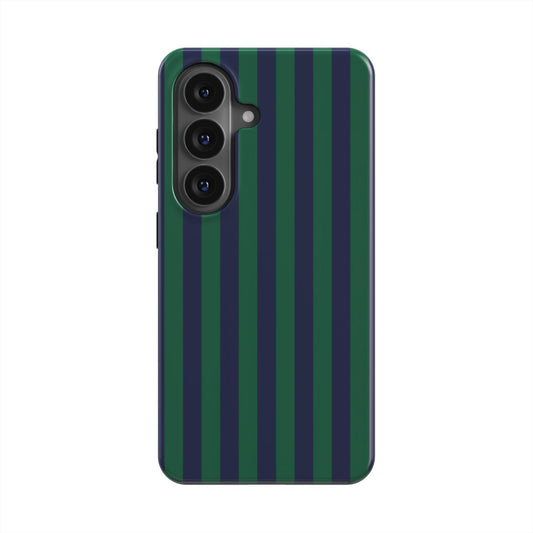 Rückansicht der magnetischen Handyhülle Tannen-Grün mit integriertem Magnetring