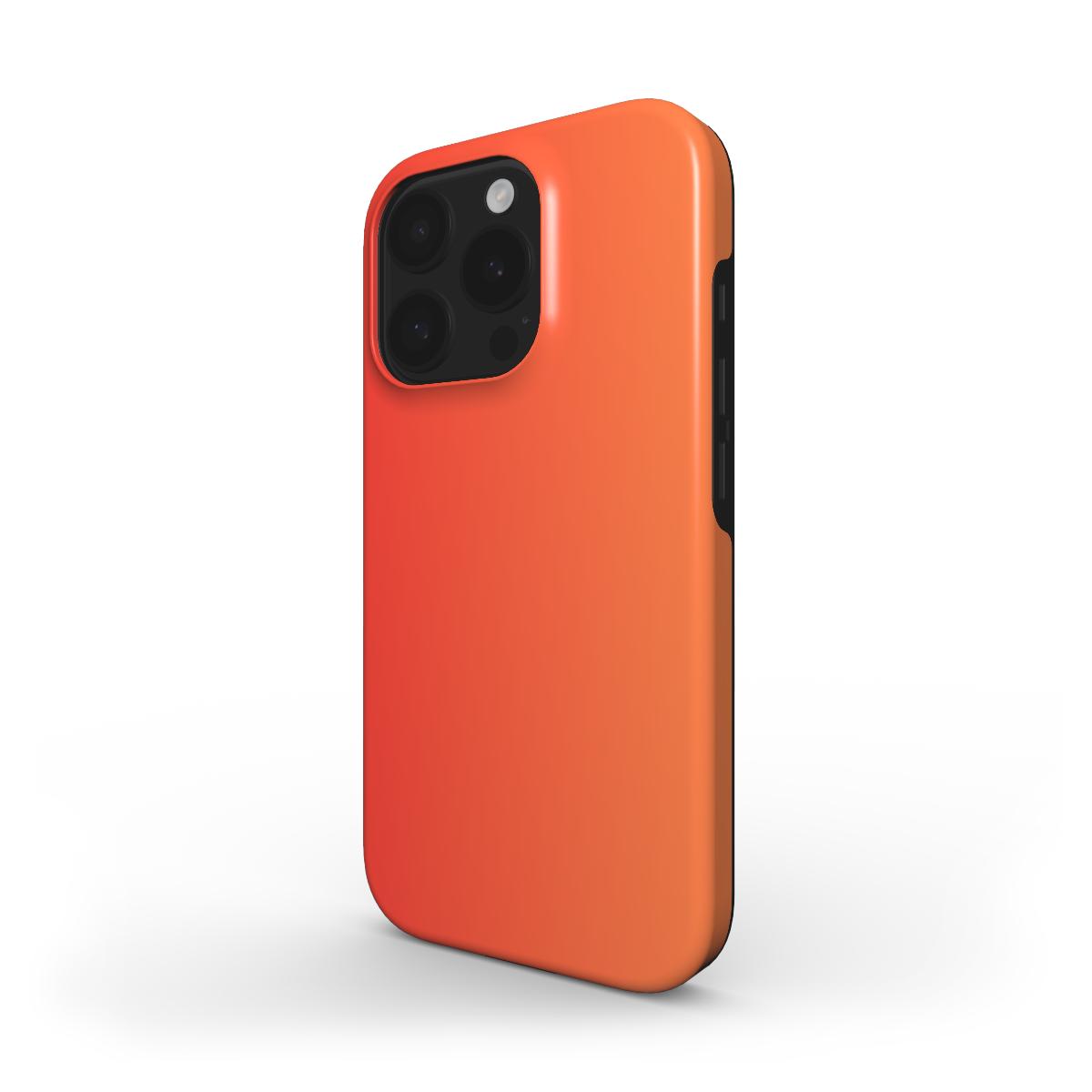 MagSafe Handyhülle Rot Orange Gradient Seitenansicht