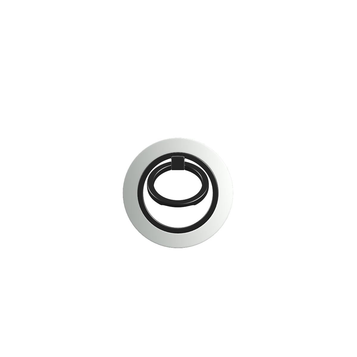 Magnetischer Ringhalter Grau Weiss – Vorderansicht