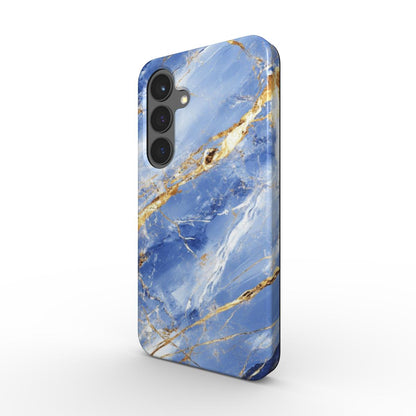 Blauer Marmor Handyhülle Stoßfest – stylische Schutzhülle mit edlem Muster, passend für iPhone, Samsung und weitere Modelle.