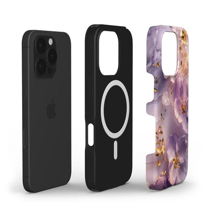 MagSafe Hülle mit Blumen-Print und doppelter Schutzstruktur – TPU & PC-Schichten