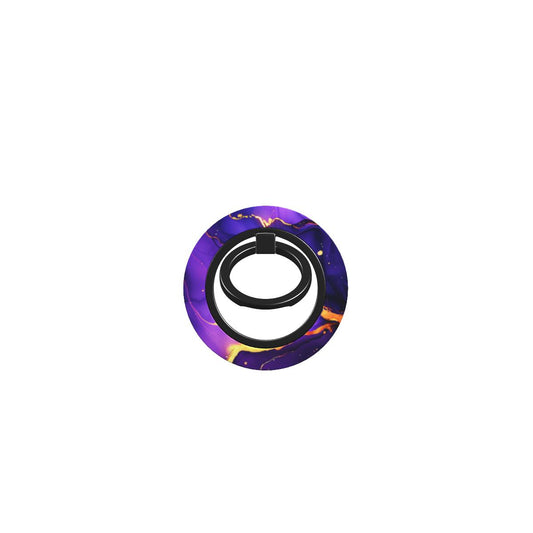 Magnetischer Ringhalter in Violett-Abstrakt-Design – Vorderansicht
