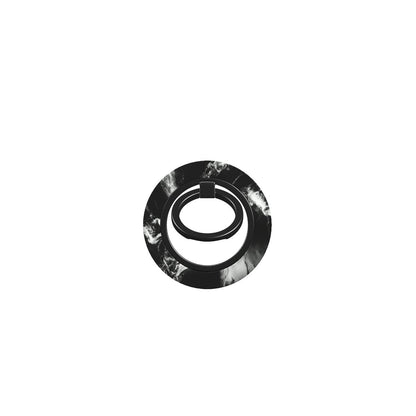 Magnetischer Ringhalter im Schwarz-Marmor-Design – Vorderansicht