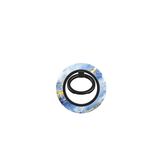Magnetischer Ringhalter Blau Marmor – Einzelansicht