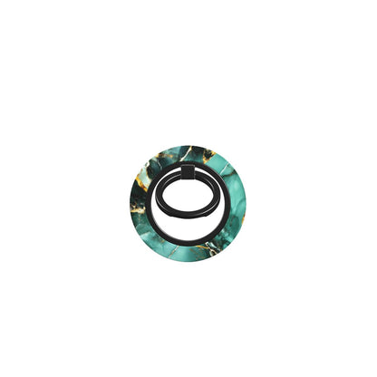 Magnetischer Ringhalter im grünen Marmor-Design – Vorderansicht