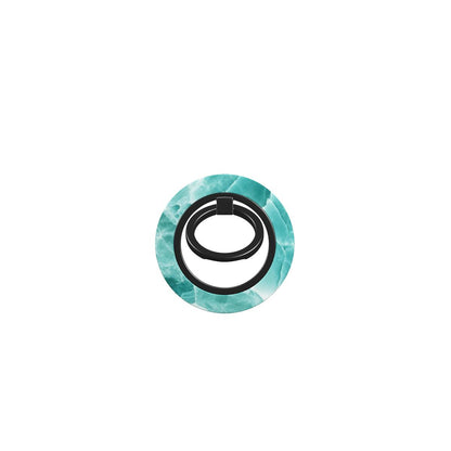 Magnetischer Ringhalter in Türkis-Marmor – Draufsicht auf das Produkt