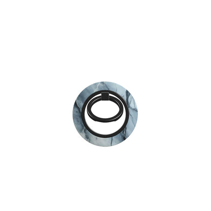 Magnetischer Ringhalter in Blau-Grau-Marmor – Produktansicht von oben