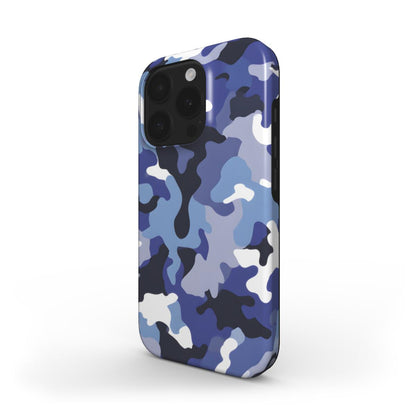 MagSafe Tough Handyhülle – Camouflage Navy Blue