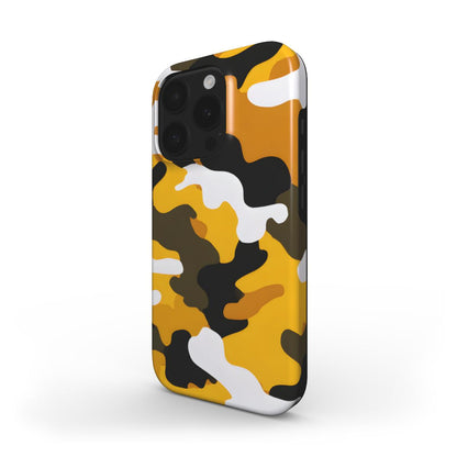 MagSafe Tough Handyhülle – Camouflage Yellow Black