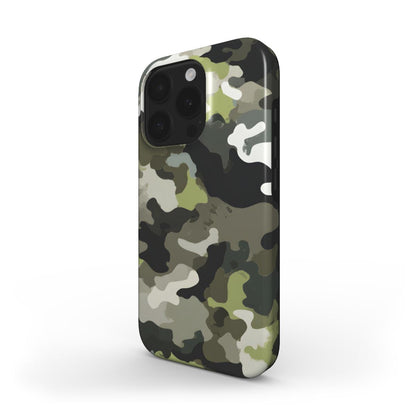 MagSafe Tough Handyhülle – Camouflage Woodland Green