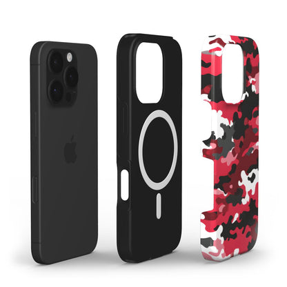 MagSafe Tough Handyhülle – Camouflage Red Camo