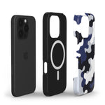 MagSafe Handyhülle – „Camouflage Blue Black“