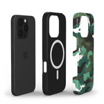 MagSafe Handyhülle – „Camouflage Woodland Green“