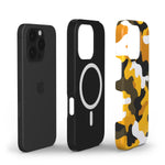 MagSafe Handyhülle – „Camouflage Yellow Black“