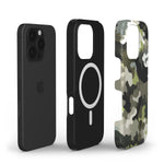 MagSafe Handyhülle – „Camouflage Woodland Green“