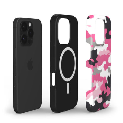 MagSafe Tough Handyhülle – Camouflage Pink