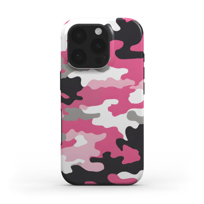 MagSafe Tough Handyhülle – Camouflage Pink