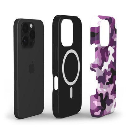 MagSafe Tough Handyhülle – Camouflage Purple