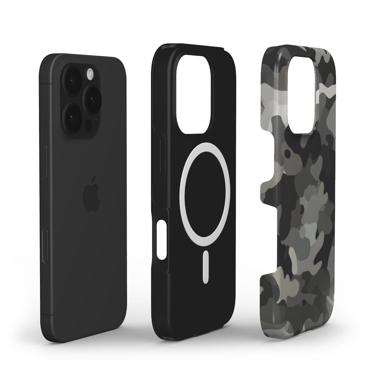 MagSafe Tough Handyhülle – Camouflage Grey
