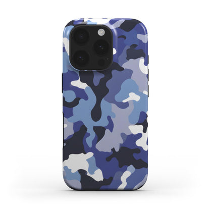 MagSafe Tough Handyhülle – Camouflage Navy Blue