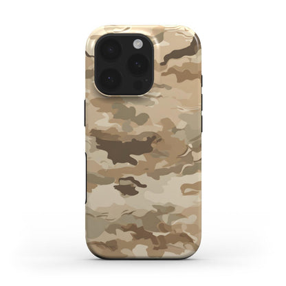 MagSafe Tough Handyhülle – Camouflage Desert Sand