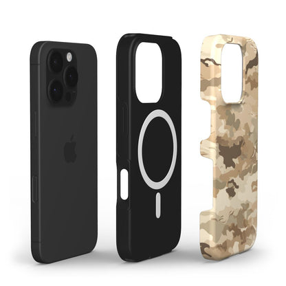MagSafe Tough Handyhülle – Camouflage Desert Sand