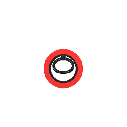 Magnetischer Ringhalter Knallrot – Frontansicht