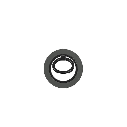 Magnetischer Ringhalter Dunkelgrau – Frontansicht