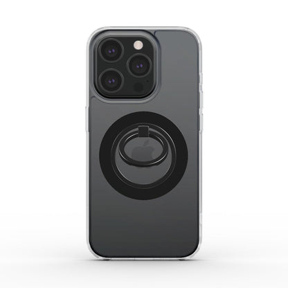 Schwarz Magnetischer Ringhalter schräg von hinten