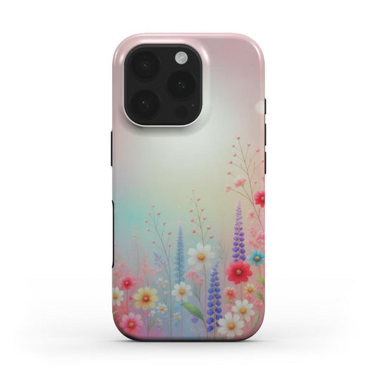 MagSafe Handyhülle mit Blumenmotiv und robustem Schutz
