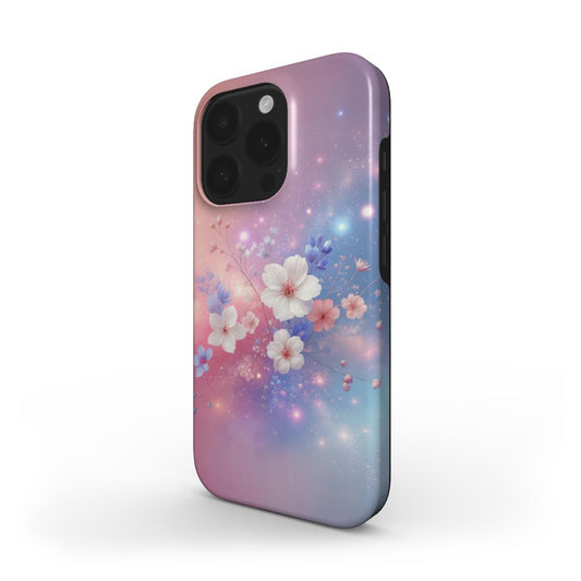 Blütenzauber MagSafe Handyhülle – florales Design mit Magnetring