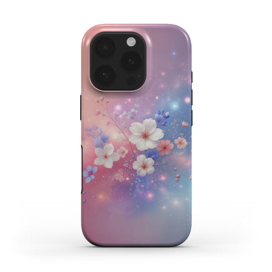 MagSafe Handyhülle mit Blumenmotiv und robustem Schutz