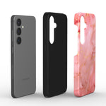 Stossfeste Handyhülle – „Rose Aurora“ Marmor-Design