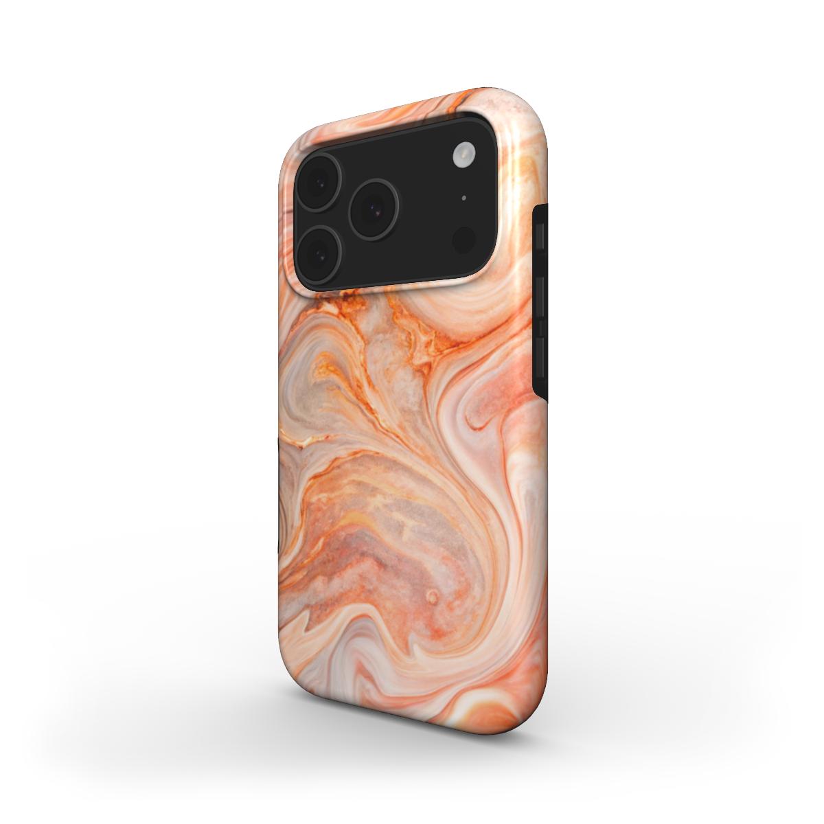 magsafe-handyhülle-liquid-flow-coral-design