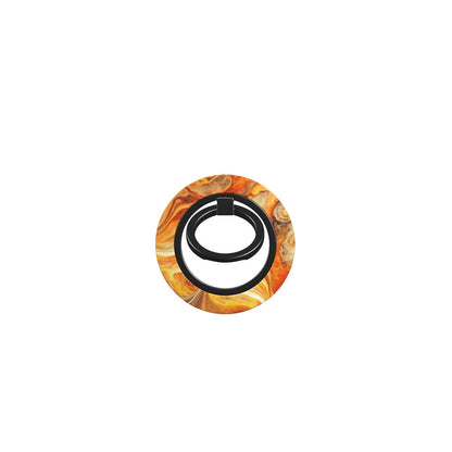 Magnetischer Ringhalter Amber Storm im Lava-inspirierten Design, Vorderansicht