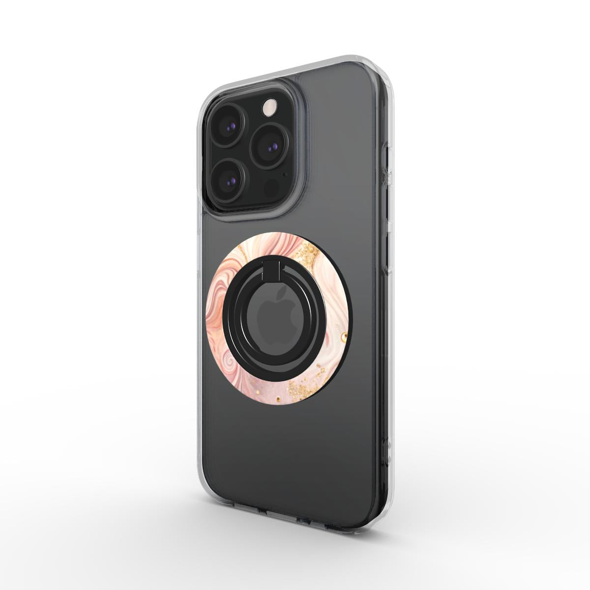 magnetischer-ringhalter-rosy-gleam-auf-handy-schräg