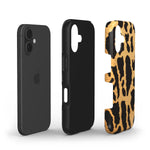 Stossfeste Handyhülle – „Leopard Print Gold“