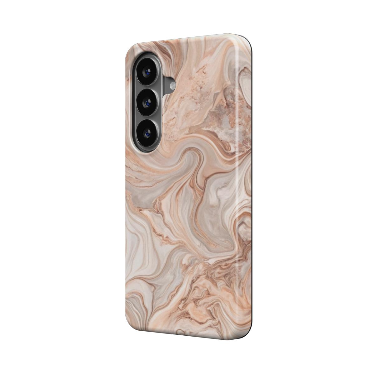Magnetische Handyhülle Liquid Flow Sandy Marble Design