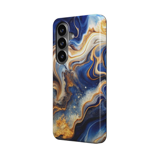 Magnetische Handyhülle Liquid Flow Azure Storm Design