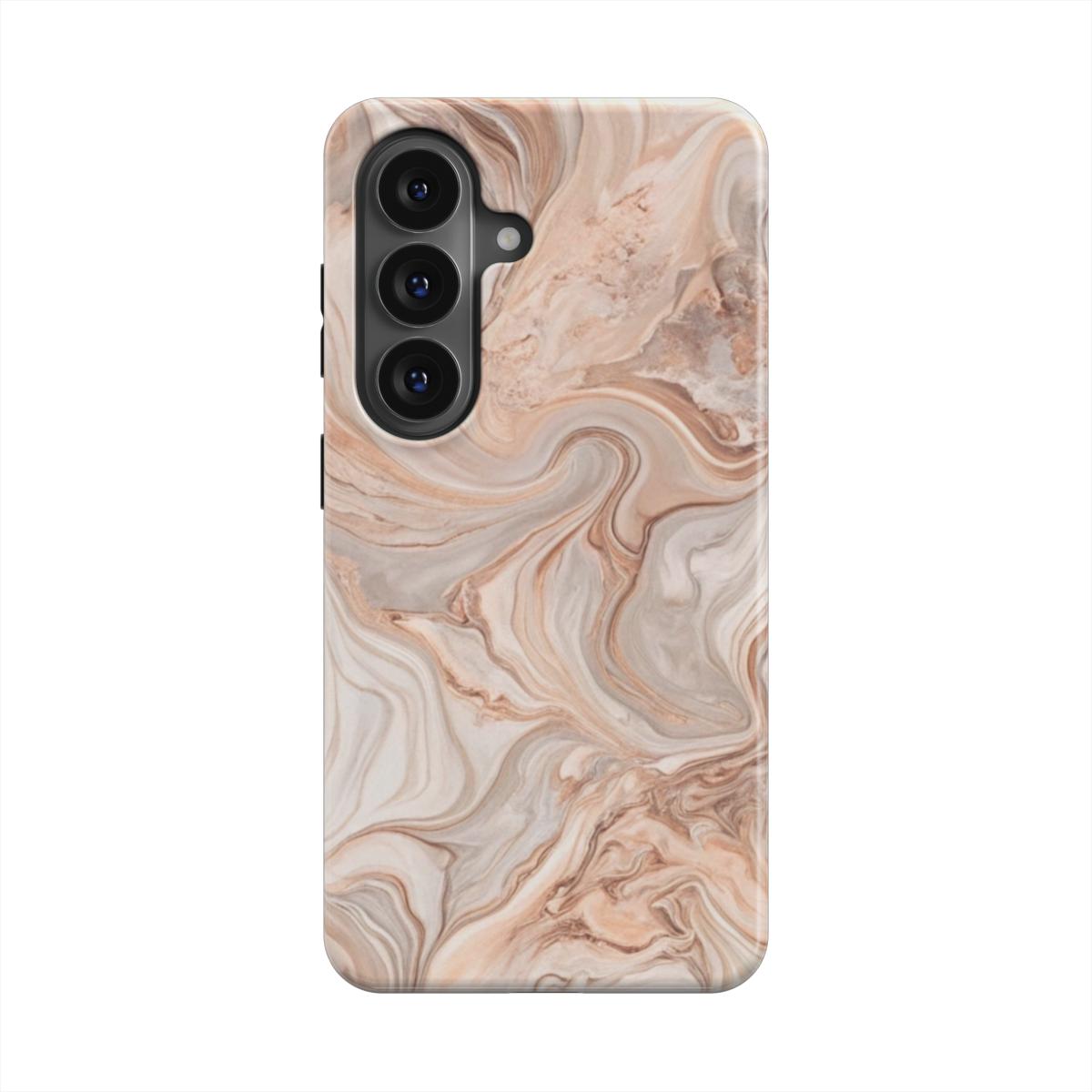 MagSafe Ringe Detailansicht Sandy Marble Handyhülle